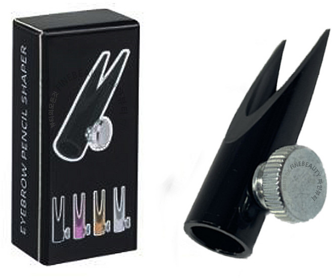 U자 볼트형 샤프너 디자인펜슬 연필깎이 펜슬샤프너 아이브로우 두꺼운펜슬도 가능, U자볼트형샤프너, 1개