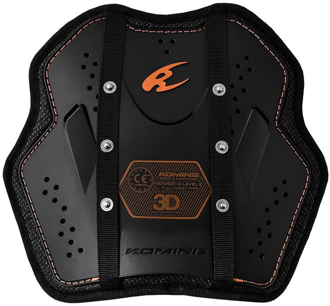 코미네 KOMINE 바이크용 프로텍터 SK840 CE 레벨2 인너 체스트 아머 멀티 블랙 프리