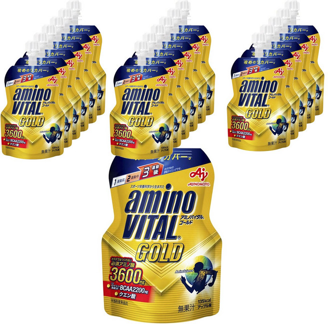 아미노바이탈 골드 필수 아미노산 3600mg BCAA 2200mg 구연산 사과 맛, 135g, 18개