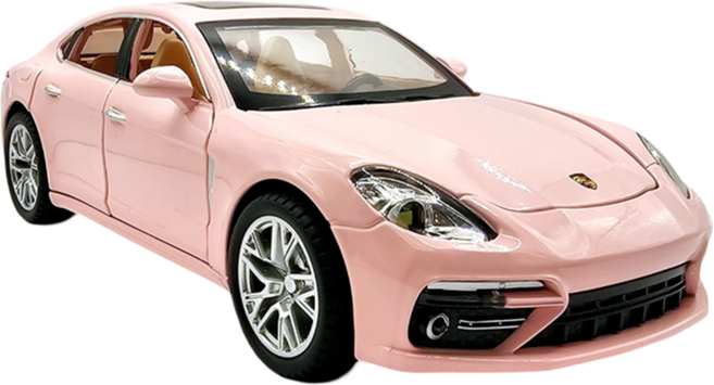 포르쉐 파나메라 대형세단 1:24 다이캐스트, 1개, 핑크