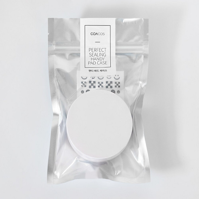 코아코스 완벽밀폐 핸디 패드 케이스 + 위생집게, 1개
