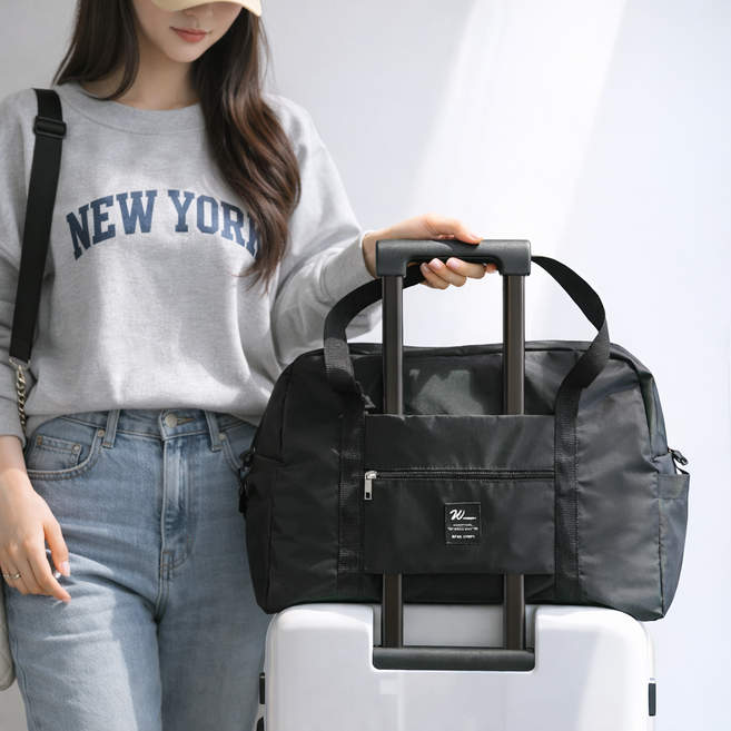 굿디아 대용량 수납 크로스 보스턴백 여행용 가방