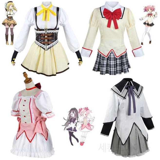 코스프레 마법소녀 마도카마기카 의상 코스튬 할로윈 H04