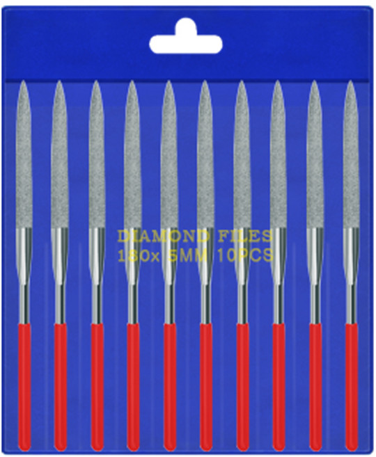 다이아몬드 야스리 대형 10개, 1세트