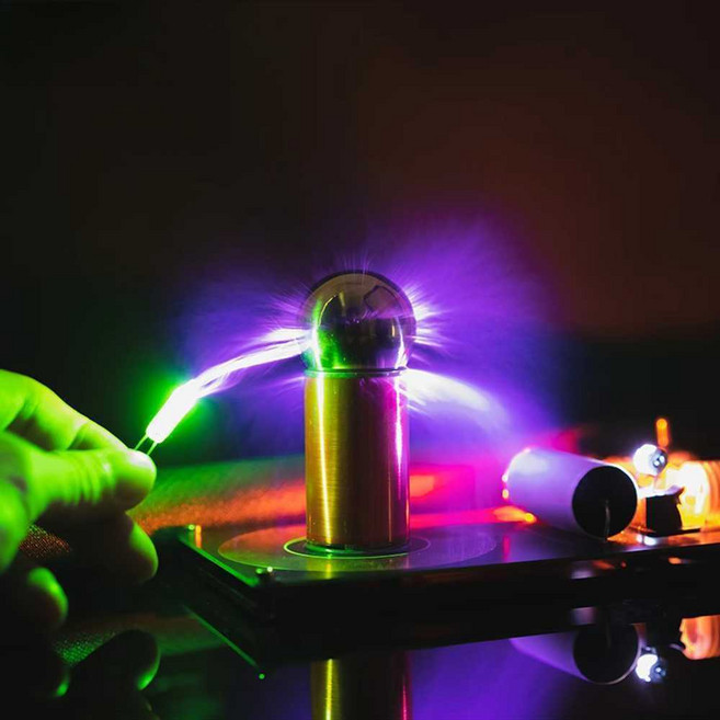 테슬라 코일 번개 플라즈마 실험 전기, 단품, 1개