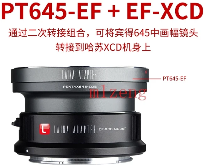 Canon eos AI CY EXA LR M42 OM PK QBM 마운트 렌즈-HASSELBLAD XCD 50C H6D 907X 카메라용 어댑터, 05 PT645-EF  EF-XCD