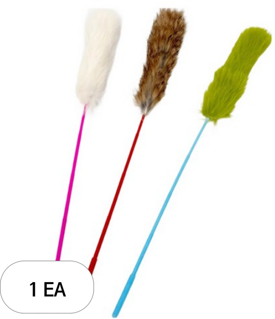 둥둥펫 고양이 약올라 오뎅 꼬치 장난감 3종 세트, 브라운 + 그린 + 화이트, 1개