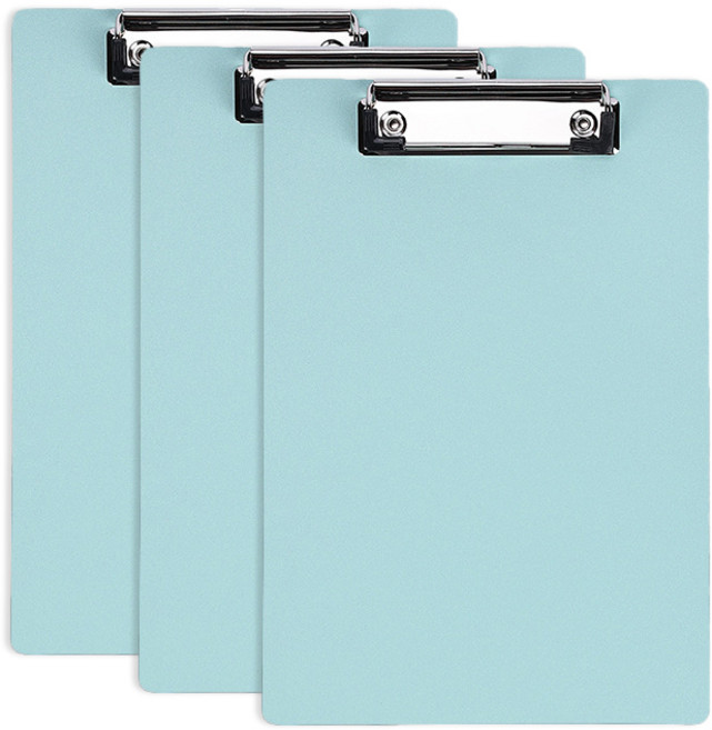 픽커스 클립 보드 파일 폴더 3P, A5, 1세트, 그린