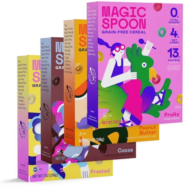 매직스푼 시리얼 버라이어티 시리얼 4팩 - 케토 & 저탄수화물 라이프스타일 I 글루텐 & - 쿠팡