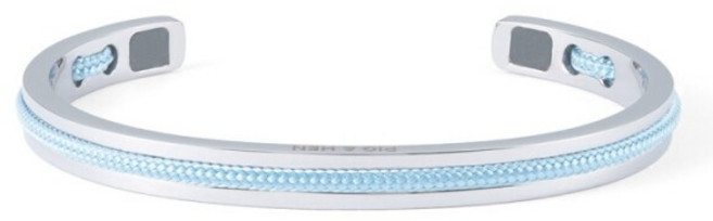 [피그앤헨(공식)] 피그앤헨 나바크 6 팔찌 - 아크틱블루X실버