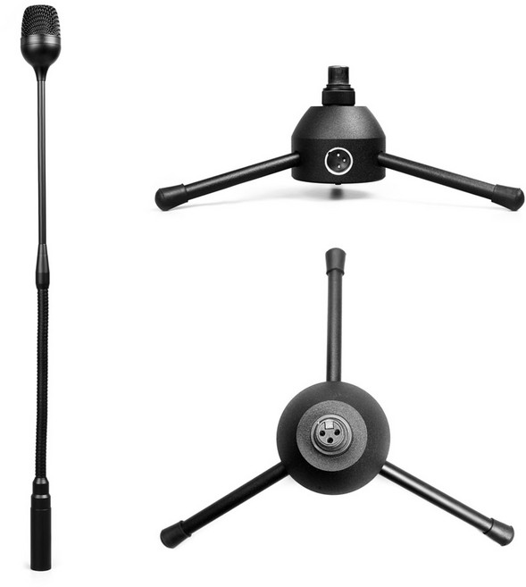 구즈넥 다이나믹 마이크 스탠드 세트 회의 연설용