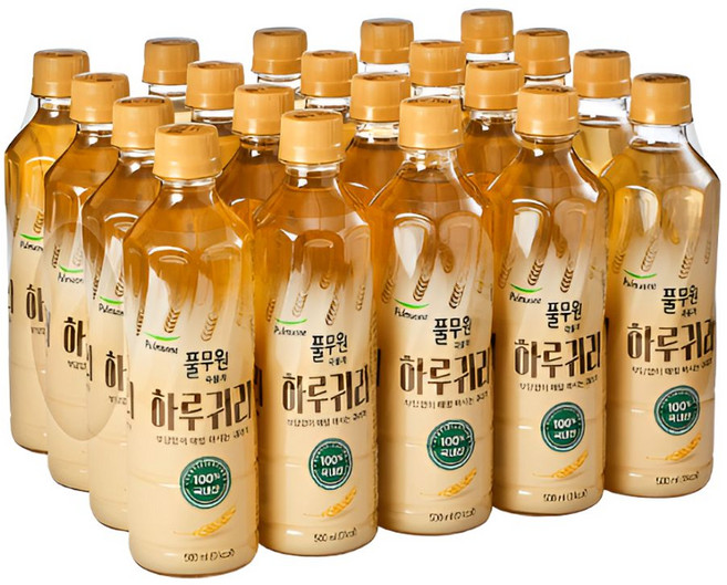 풀무원샘물 하루귀리 곡물차, 500ml, 20개