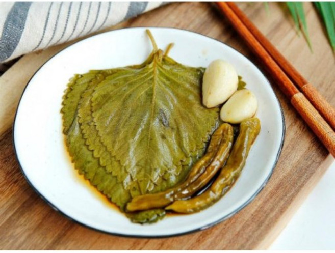 한잎푸드 깻잎 장아찌 대용량 10kg [원산지:베트남], 1개