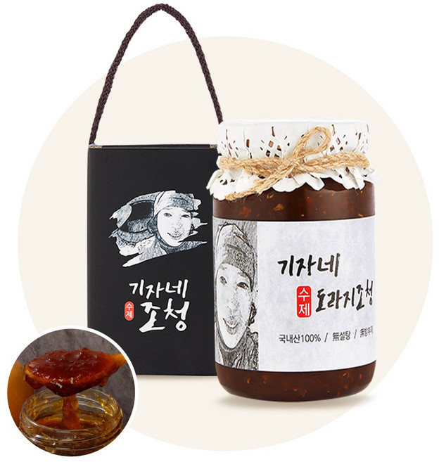 맛있는 기자네 수제 무설탕 전통잼 약도라지 조청 700g (+선물상자), 1개