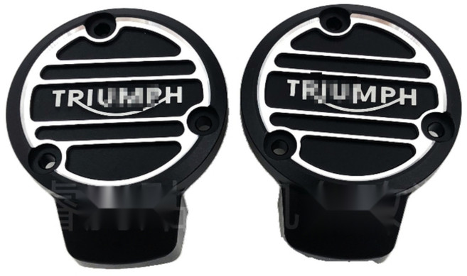OD 트라이엄프 호환 본네빌바버/스피드마스터 튜닝 스로틀 밸브 커버, N1566(블랙)한쌍
