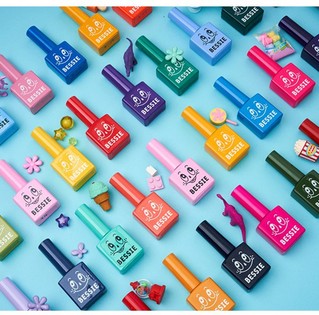 BESSIE 베씨 레드 오렌지 옐로우 그린 블루 젤 11ml, B08 네이비의정석, 1개