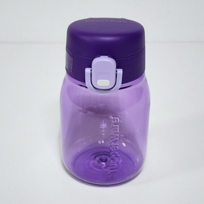 타파웨어 원터치 에코 미니 물병 350ml 퍼플 스포츠 아웃도어 어린이 학생 물통 텀블러, 1개