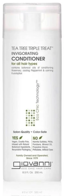 Giovanni 지오바니 티트리 트리플 트리트 인비고레이팅 컨디셔너 251ml, 1개 - 쿠팡