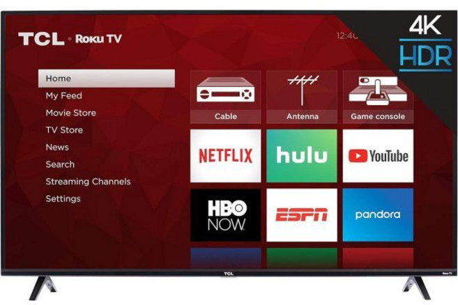 TCL 55S425 55인치 4K 스마트 LED Roku TV 2019, TV만