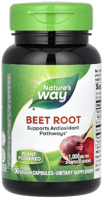 네이쳐스웨이 Beet Root 비트 루트 1 000mg 비건 캡슐 100정 글루텐프리, 1개 - 쿠팡