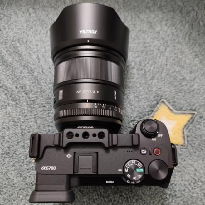 A6700 카메라 퀵 릴리스 플레이트 손잡이용 하프 케이지, 1개