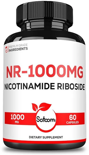 Satoomi 1000mg NAD+ Supplement with Liposomal Nicotinamide Riboside NR - Cellular Ene, 1개 - 쿠팡