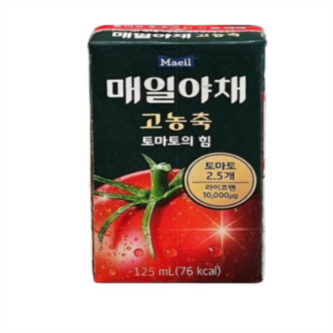 매일야채 고농축 토마토의 힘, 125ml, 120개