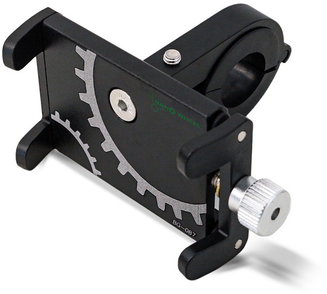 나노휠 전기자전거 전동킥보드 튼튼한 휴대폰거치대 블랙 165B, 단품, 1개