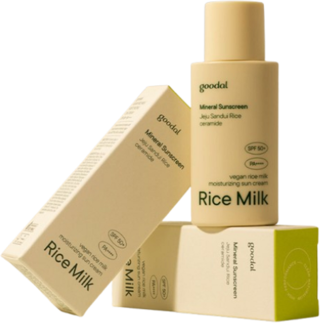 비건라이스 밀크 수분 선크림(AD) / 무기자차 / SPF50+PA++++, 50ml, 1개