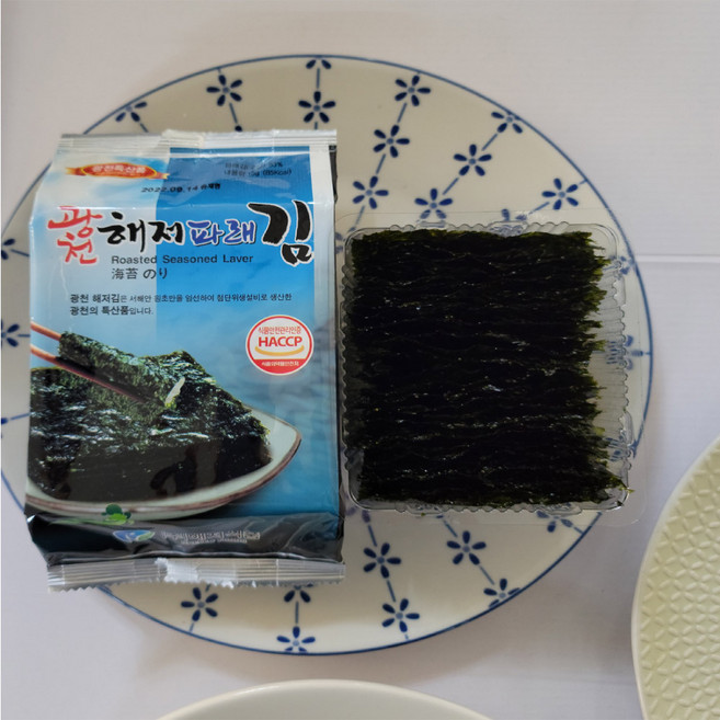 광천해저김 파래식탁김(12g) 30봉, 15g, 1박스