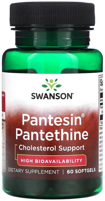 Swanson 판테신 판테틴 300mg 소프트젤 60정, Swanson판테신판테틴300mg소프트젤60정, 1개 - 쿠팡