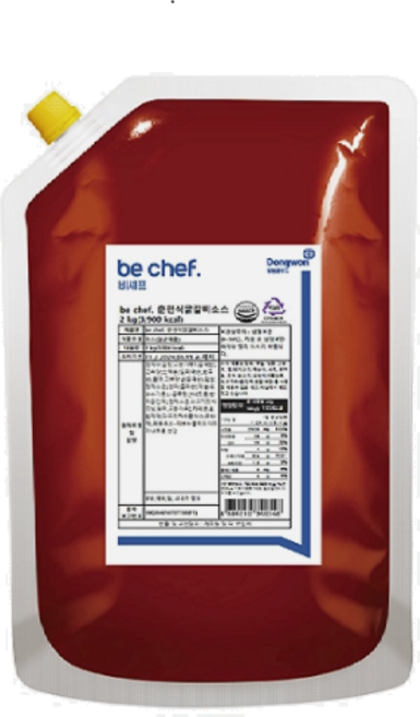 동원 홈푸드 비셰프 춘천식닭갈비소스 2kg 춘천닭갈비양념, 2개