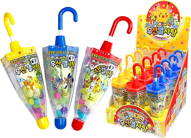 포켓몬 우산 별사탕 30gx12개입1각+사은품 2개, 12개+2개 증정