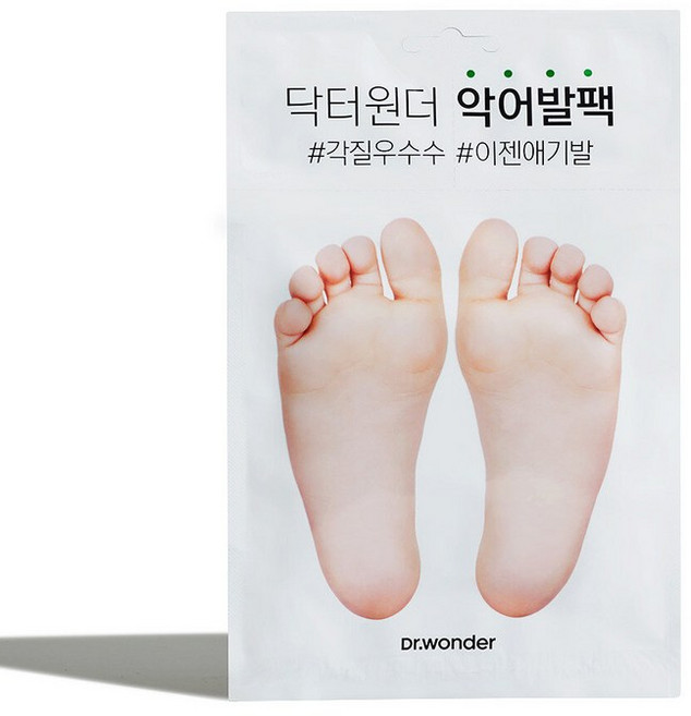 닥터원더 발 각질제거 악어발팩
