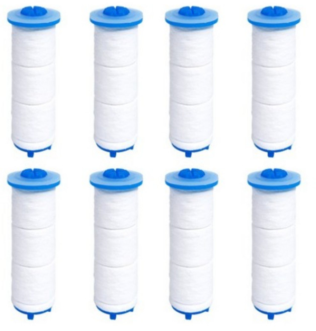 샤워플러스 싱크대 핸디형 녹물제거 정수필터 SF1000, 8개