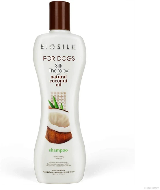 BioSilk for Dogs Silk Therapy Dog Shampoo 바이오실크 실크 테라피 코코넛 오일 강아지 샴푸 355ml - 쿠팡