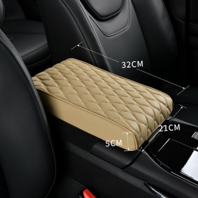 모터리언 자동차 차량용 콘솔쿠션 팔걸이쿠션, 기본형 새들브라운, 1개