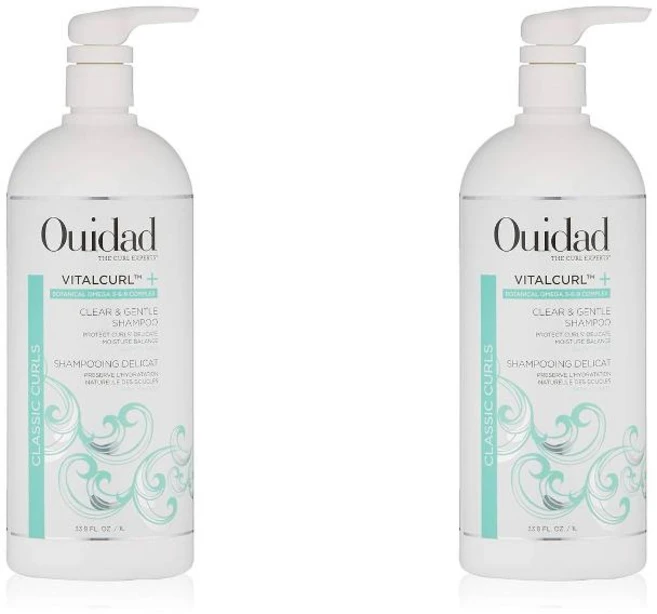 OUIDAD Vitalcurl Clear Gentle 샴푸 1L 2팩 - 쿠팡