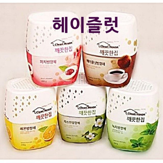 클린하우스방향제 헤이즐럿향 2개 냄새제거 악취제거 악취제거 방향제, 본상품