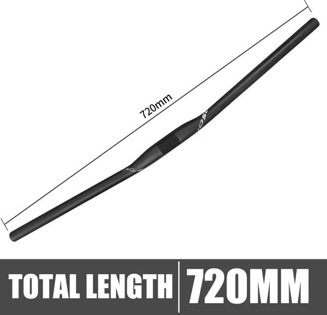 DODICI 탄소 핸들 바 MTB 핸들 바 플랫 또는 라이즈 핸들 바 31.8*720/740/760mm 매트 자전거 핸들 바 산악, 02 720mm Matte