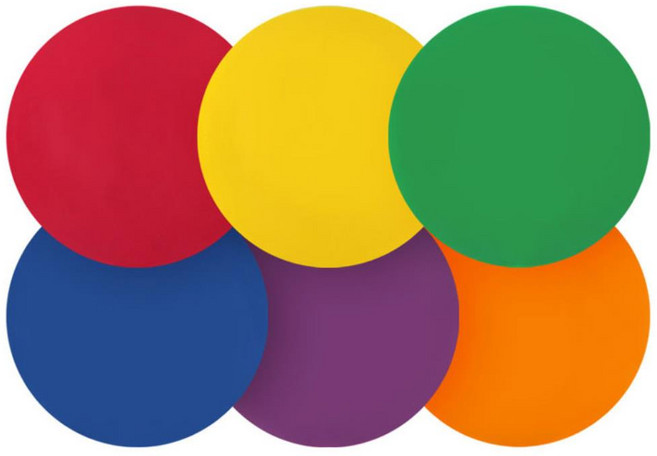 원마커 6개입 강당 실내체육 징검다리놀이 바닥 패드