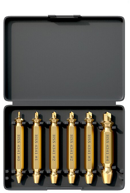 모다두 나사 추출기 제거기 볼트 리무버 6종 세트, 1개