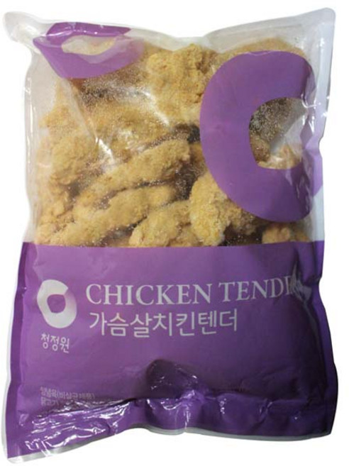 청정원 가슴살 치킨텐더 1kg 2개[아이스박스+아이스팩]무료배송, 2개