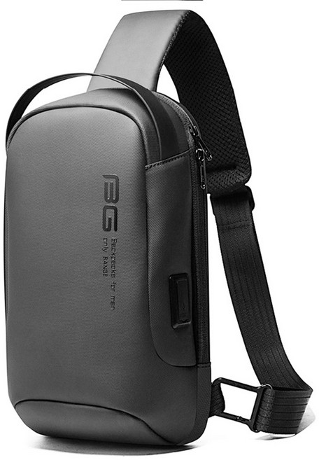 BANGE 남자 여행용 슬링백 도난방지 메신저백 BG-7221 여행 크로스백 힙색 가방