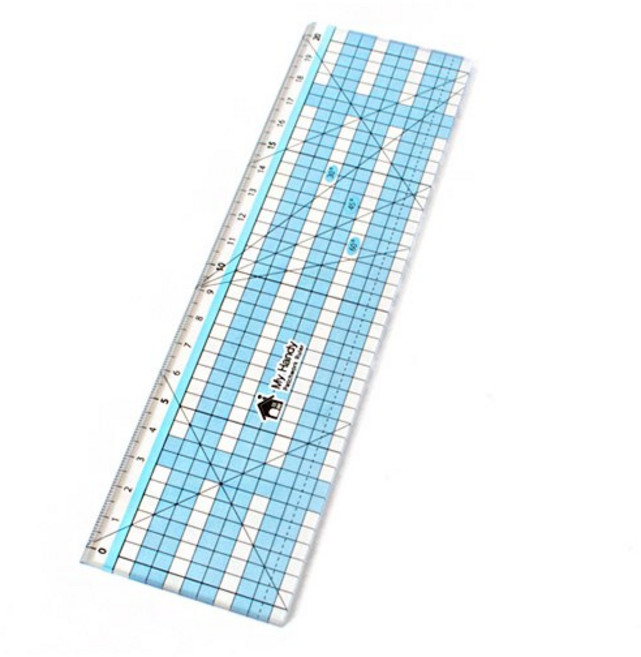 핸디로 칼라시접자 패치워크 시접자 퀼트시접자 퀼팅자 40cm, 1개