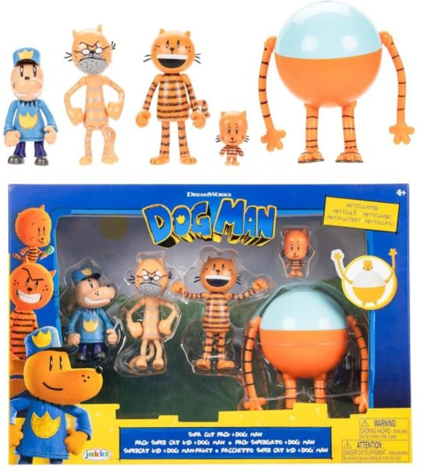 도그맨 무비 액션 피규어 멀티팩 세트 2.5인치 스케일 포함 작스 퍼시픽 웨이브 2의 영화 장난감에서 영감을 받아 릴 페티 할아버지 80HD가 포함됩니다 - 쿠팡
