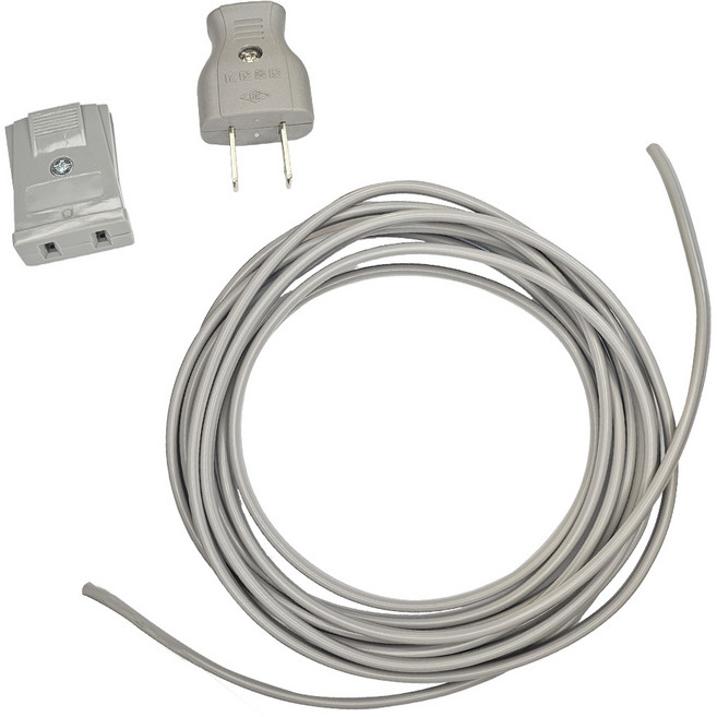 110V코드 연장선 만들기 DIY 세트 평형코드 꽂음플러그, 1개