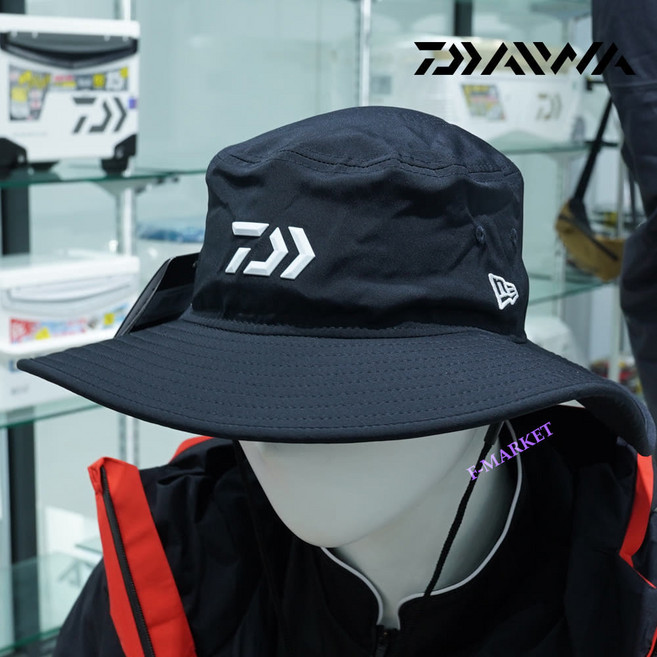 다이와 DC-5004NK 뉴에라 콜라보 낚시모자, 블랙 L-XL(503375)