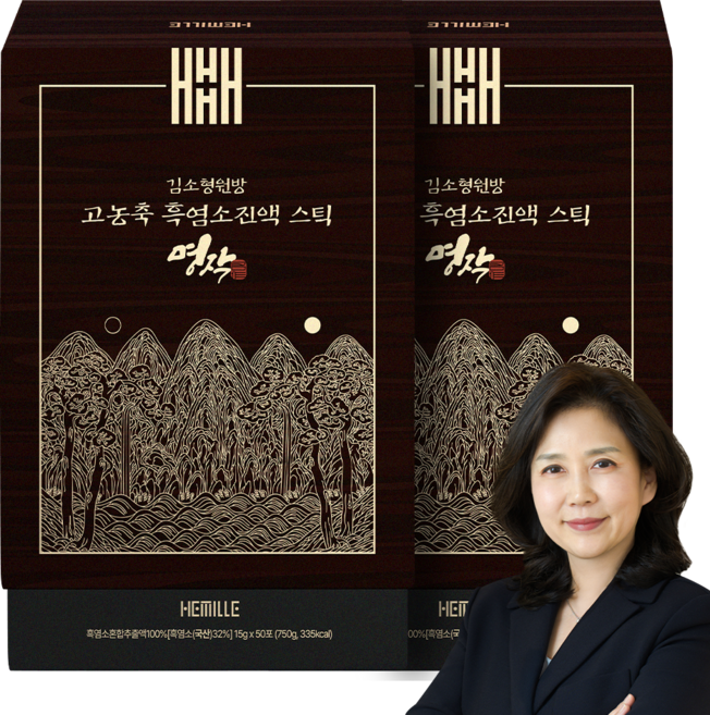 김소형 원장 고농축 흑염소 진액 스틱 명작, 100개, 15g