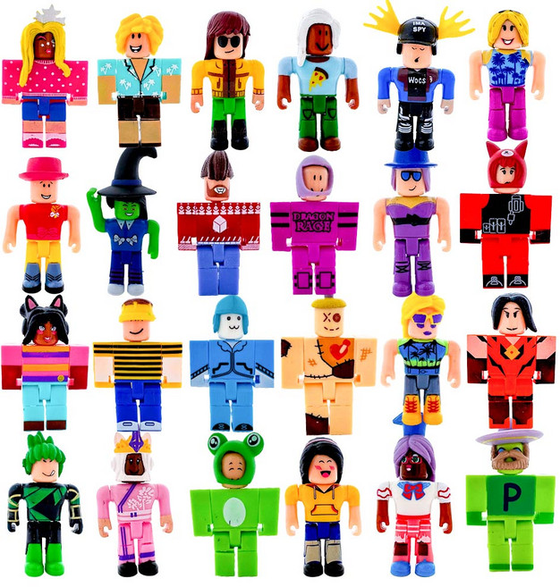 게임 피규어 24개 종류 캐릭터스킨 뉴비 우주인 개구리 fig0401